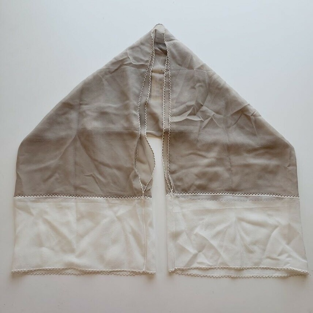Giorgio Armani Silk Beige Shawl - Beige